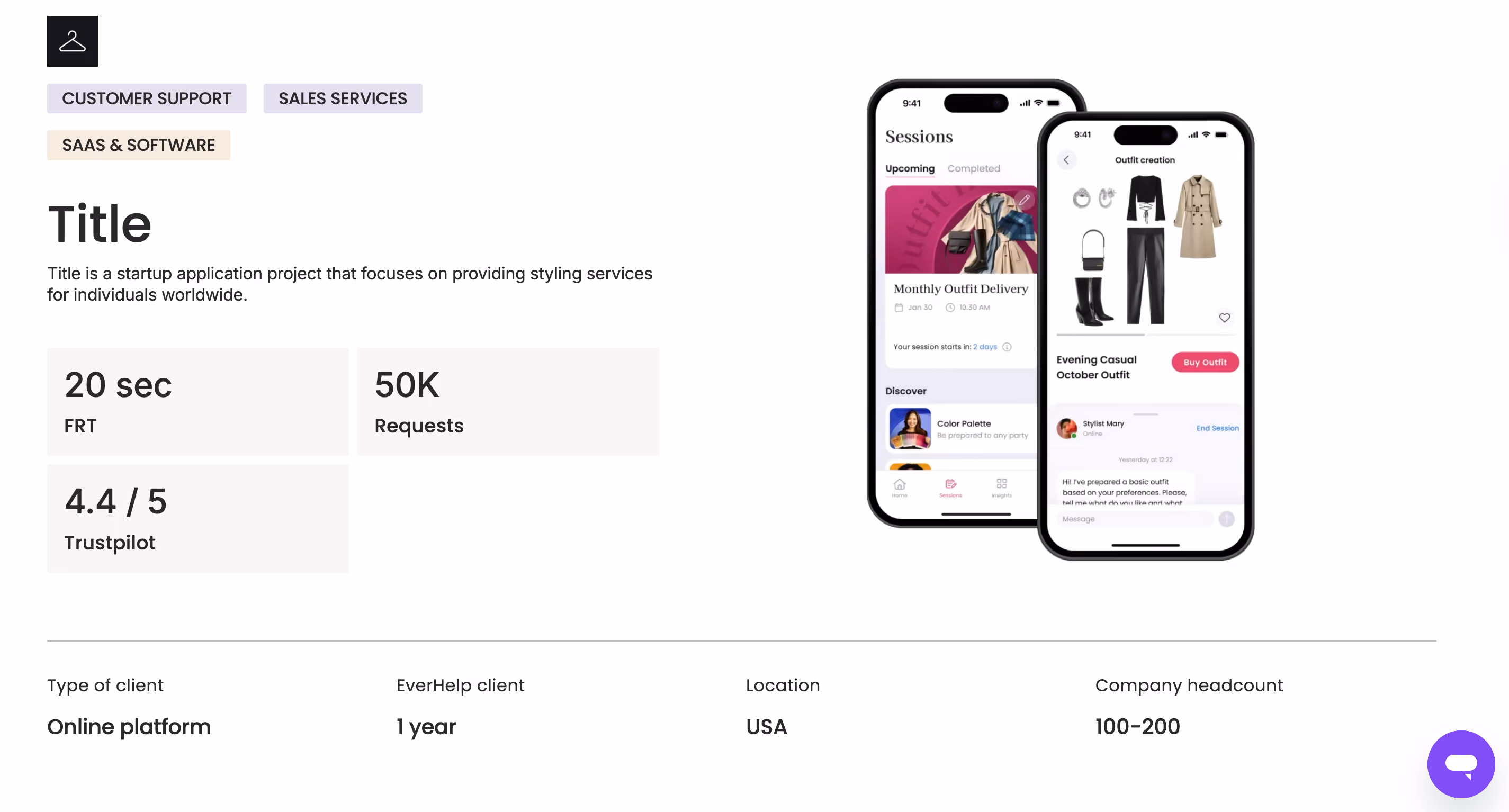 Title EverHelp Customer Service Experience for customer experience