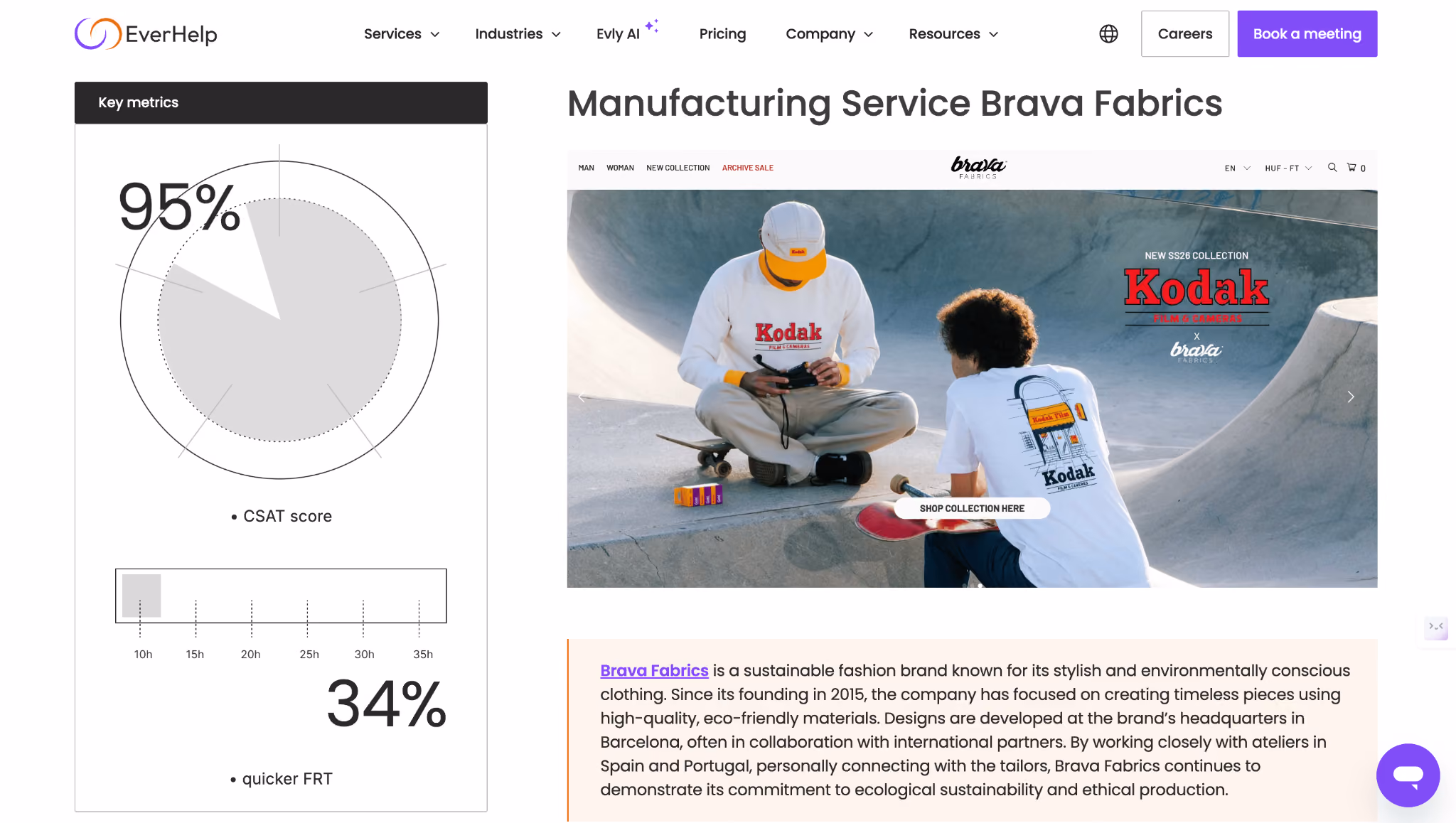 Brava case study screenshot