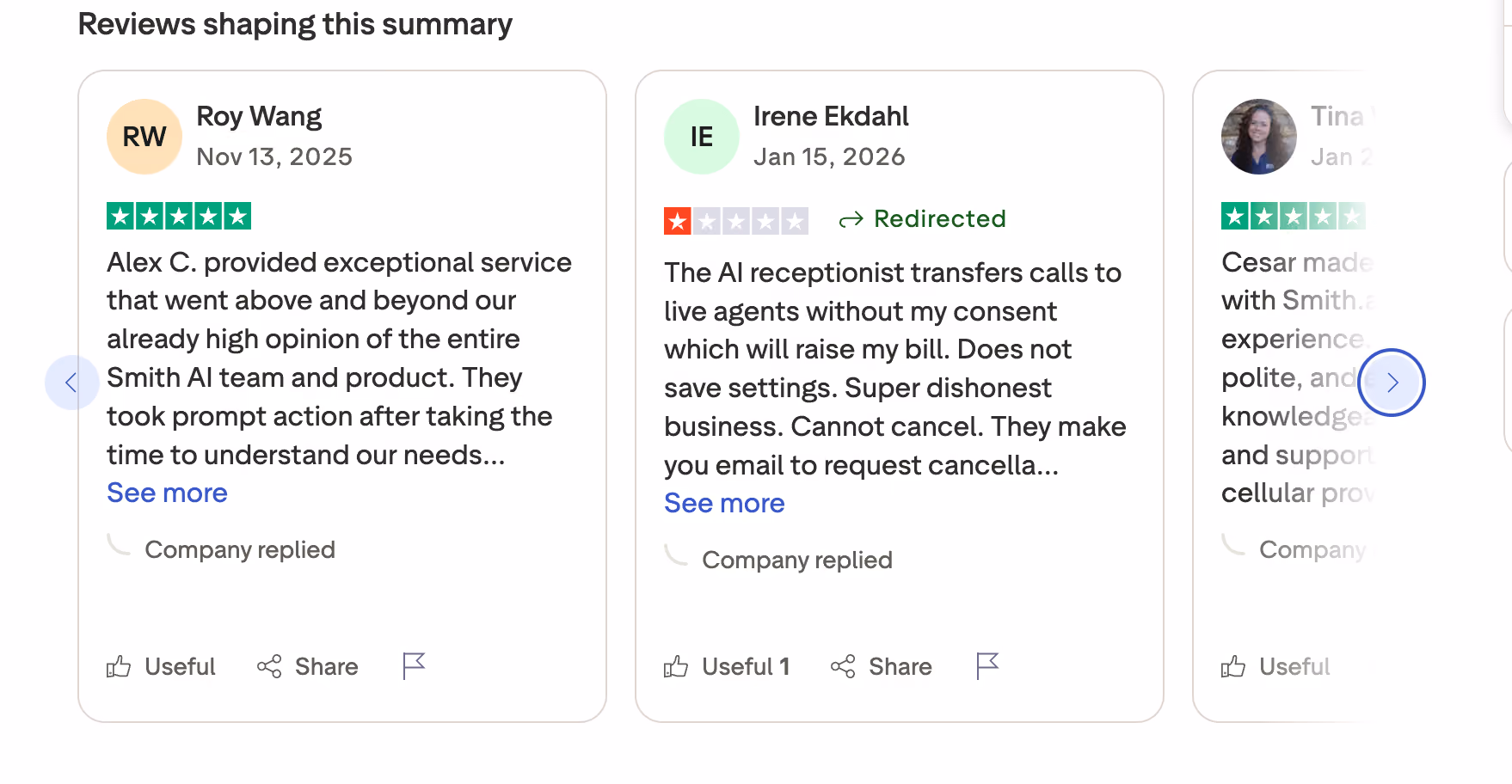 Smith.ai Reviews reviews Trustpilot details