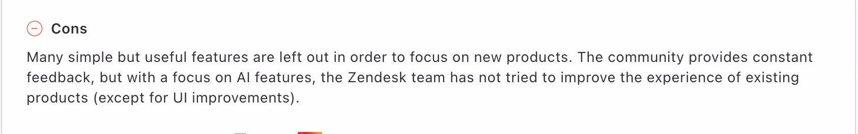 capterrra cons review zendesk