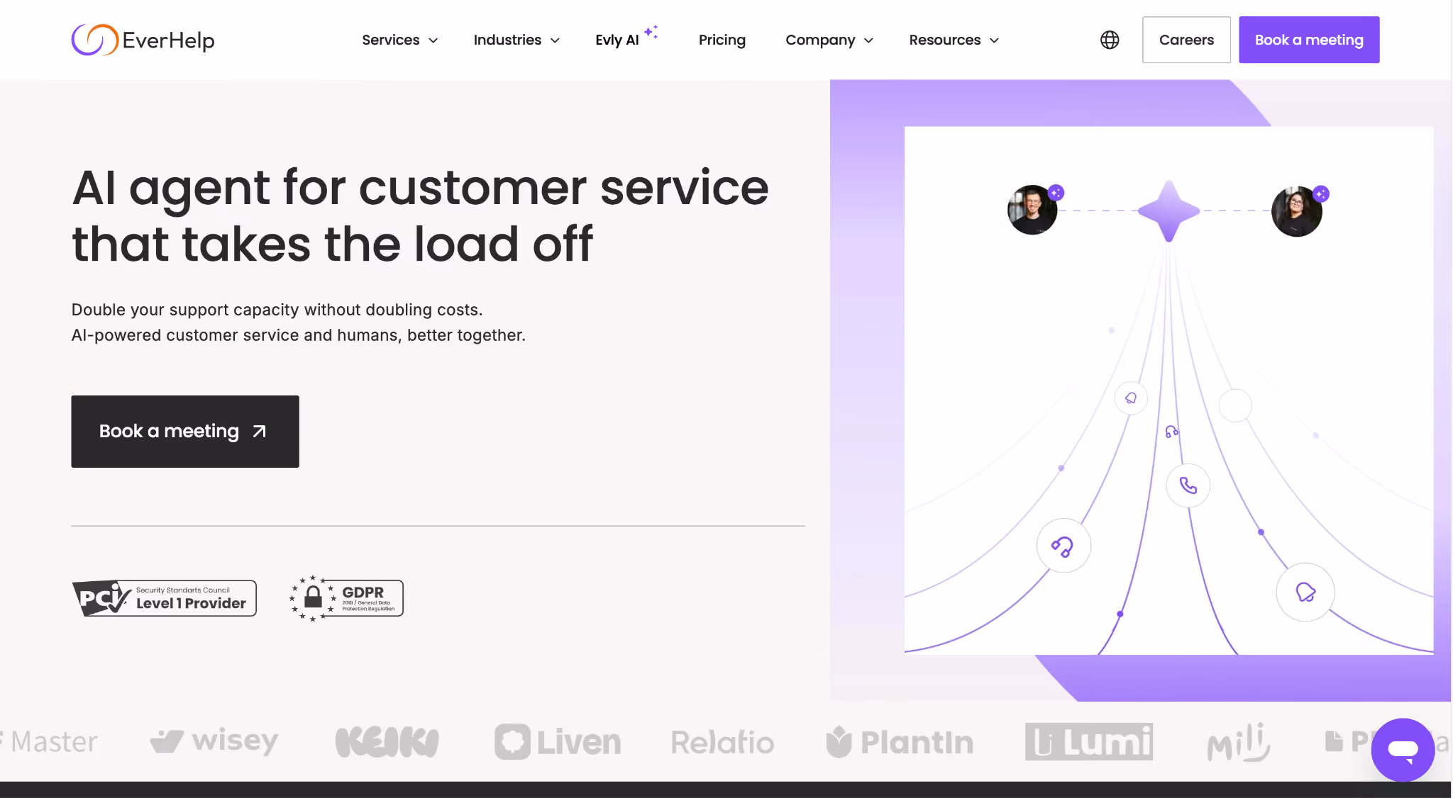 EverHelp & Evly AI help support platform