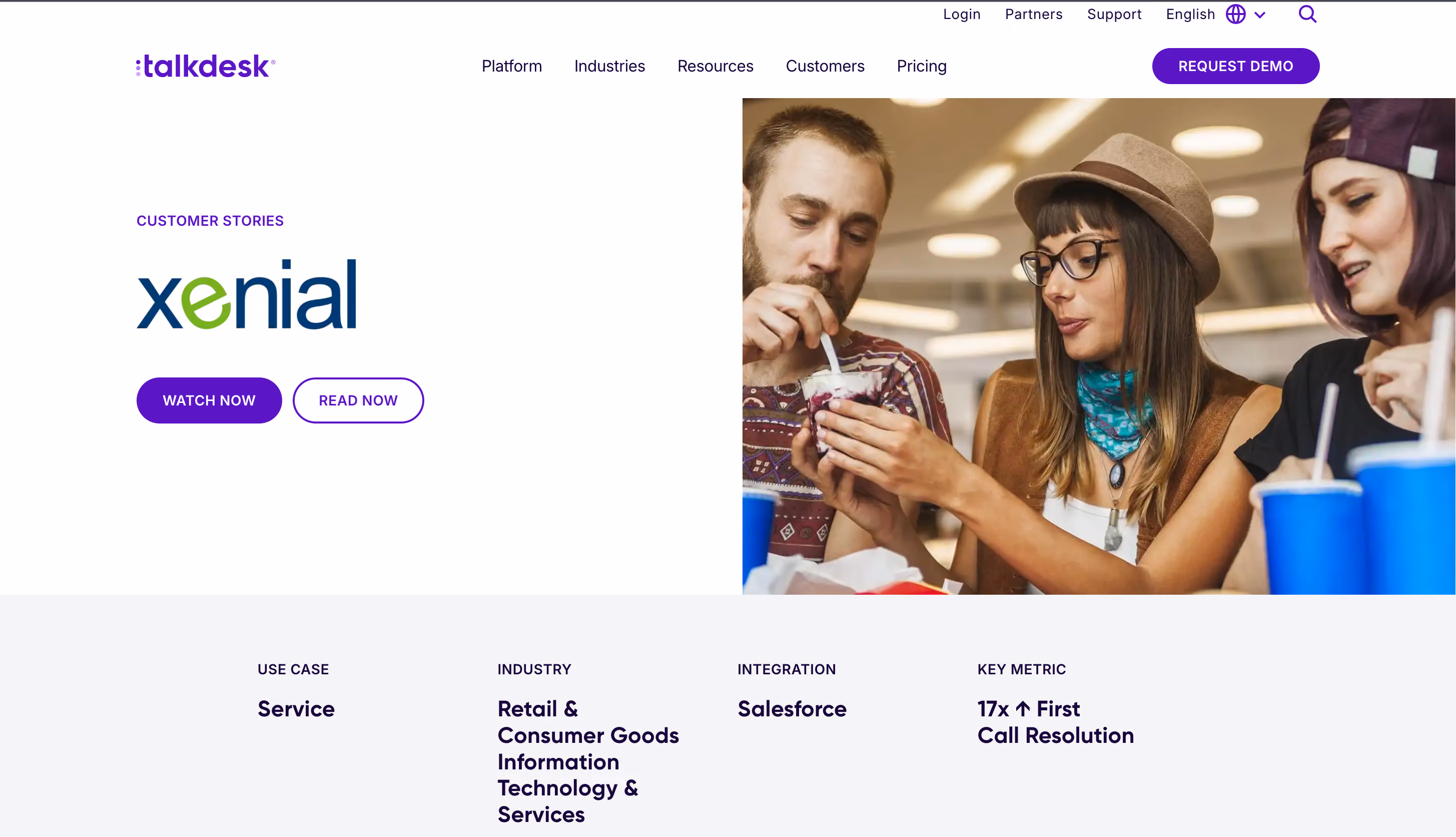 Talkdesk x Xenial