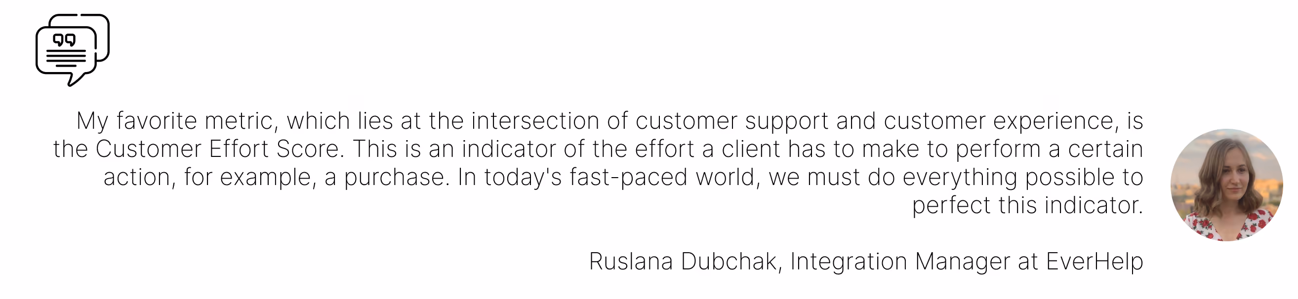 Quote from Ruslana Dubchak 2