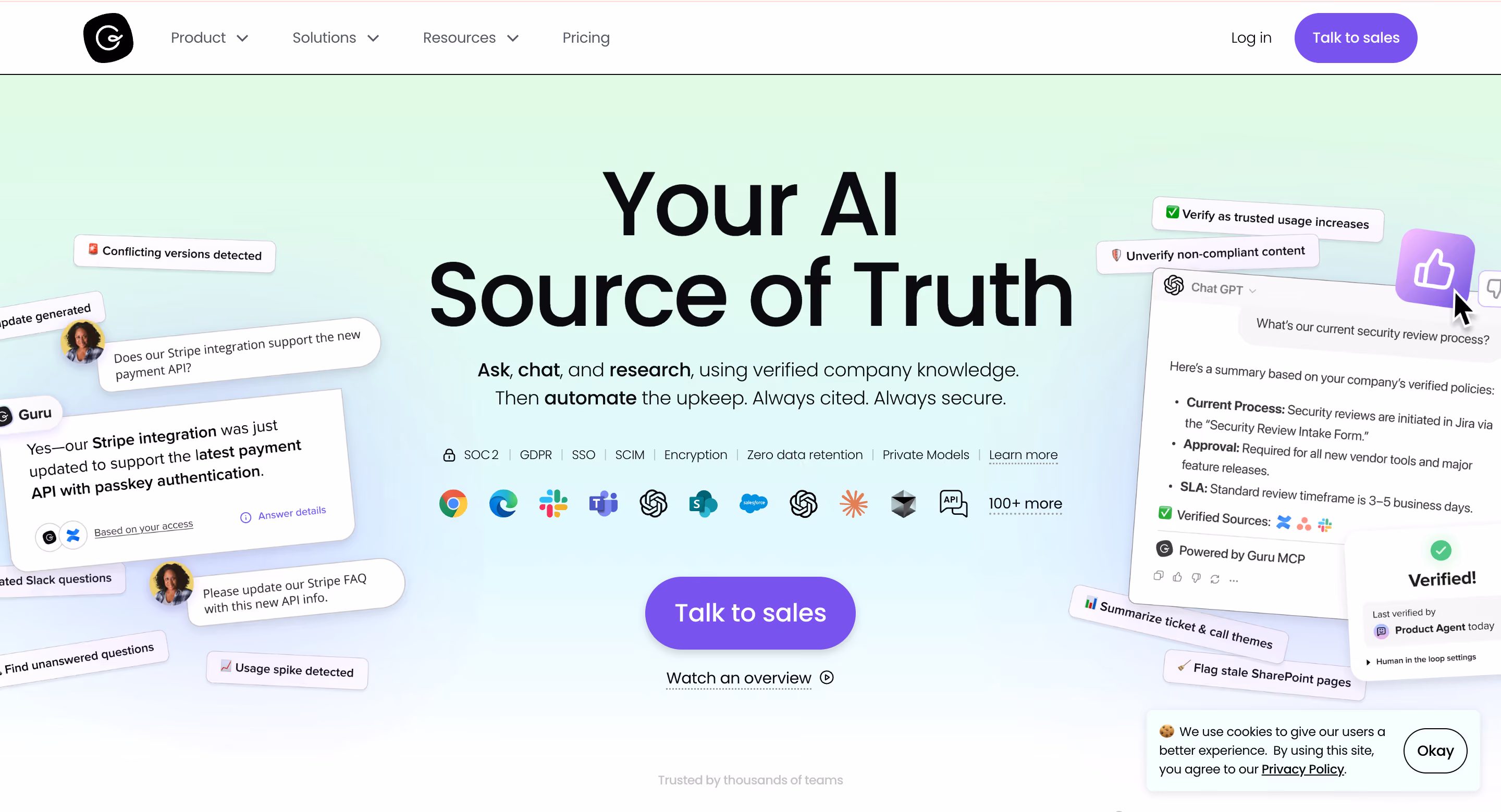 Guru Knowledge Base Software for Customer Support