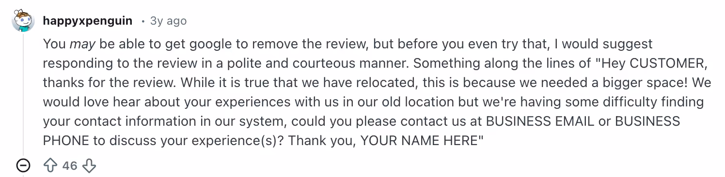 Best Responses to Bad Reviews on Google