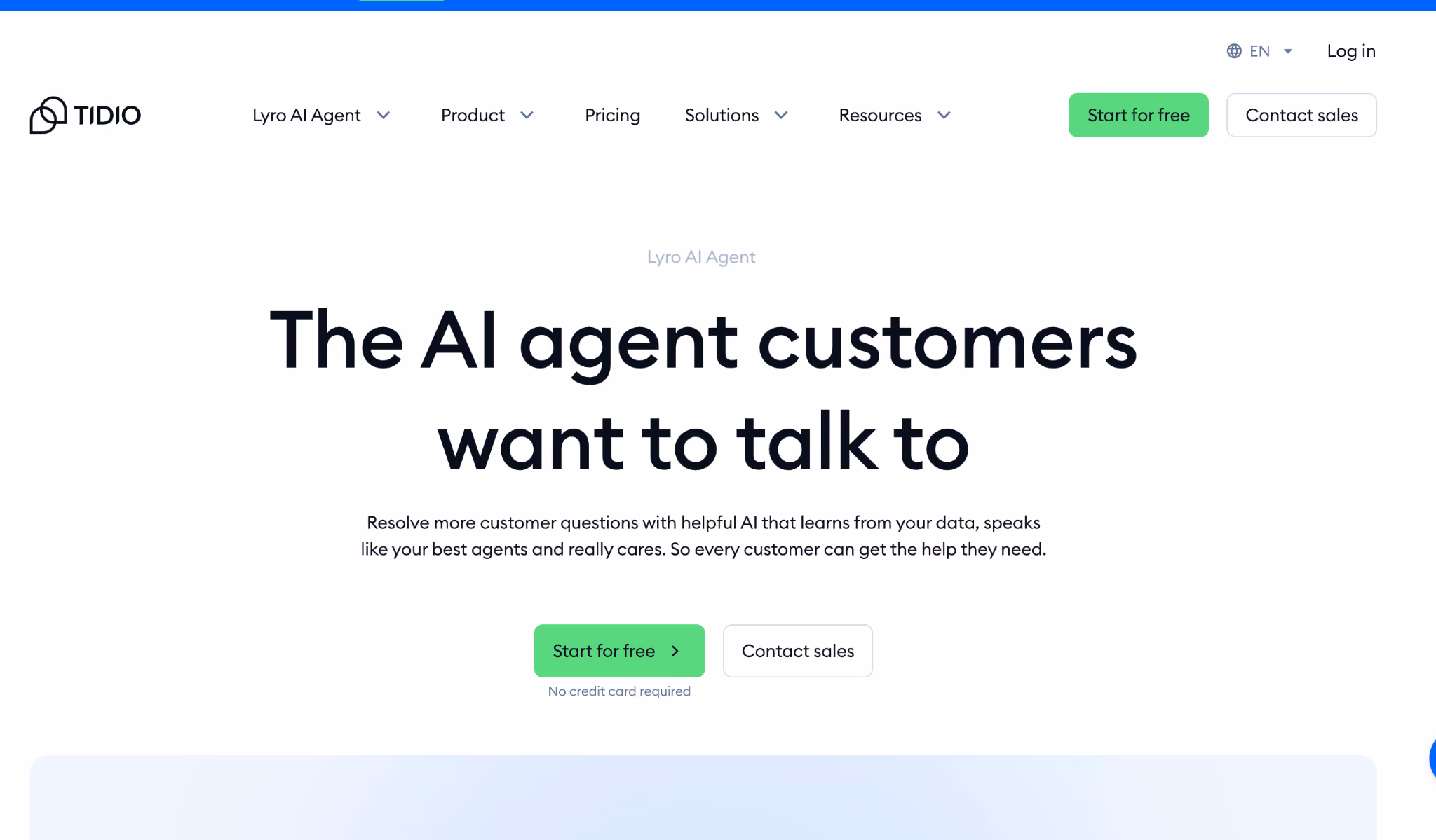 Tidio (Lyro AI) — Best for eCommerce & SMBs