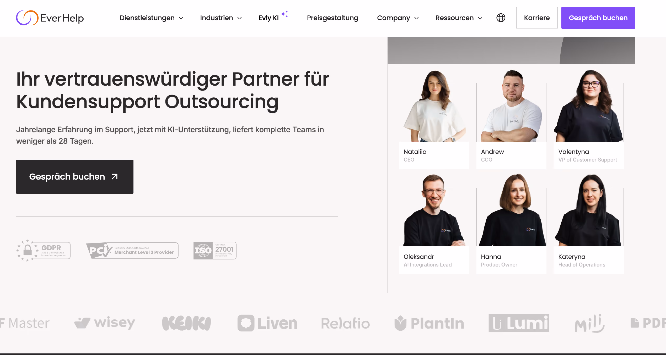 Everhelp besten Outsourcing-Unternehmen für den Kundenservice