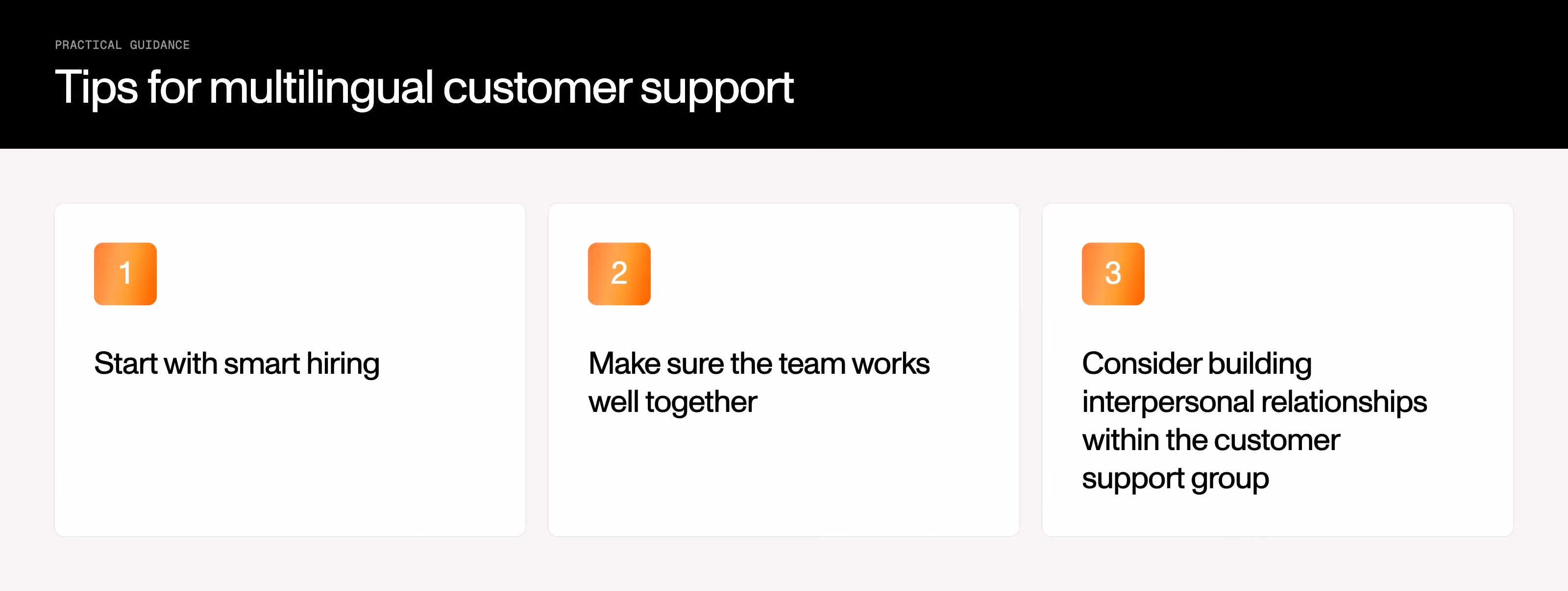 tips for multilingual customer support team