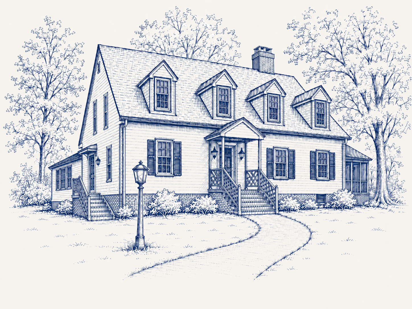 Illustrated WFP Living house exterior