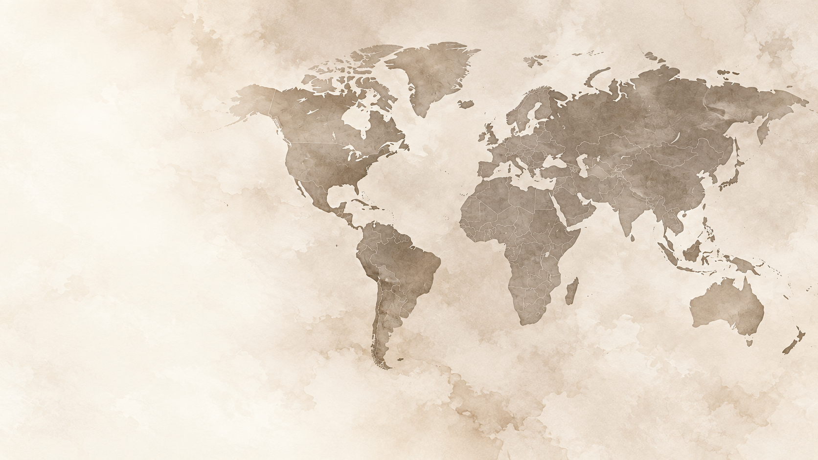 World map illustrating a global luxury residential perspective