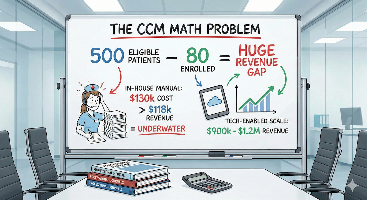 Most medical groups say they're "doing CCM." The numbers say they're barely scratching the surface.