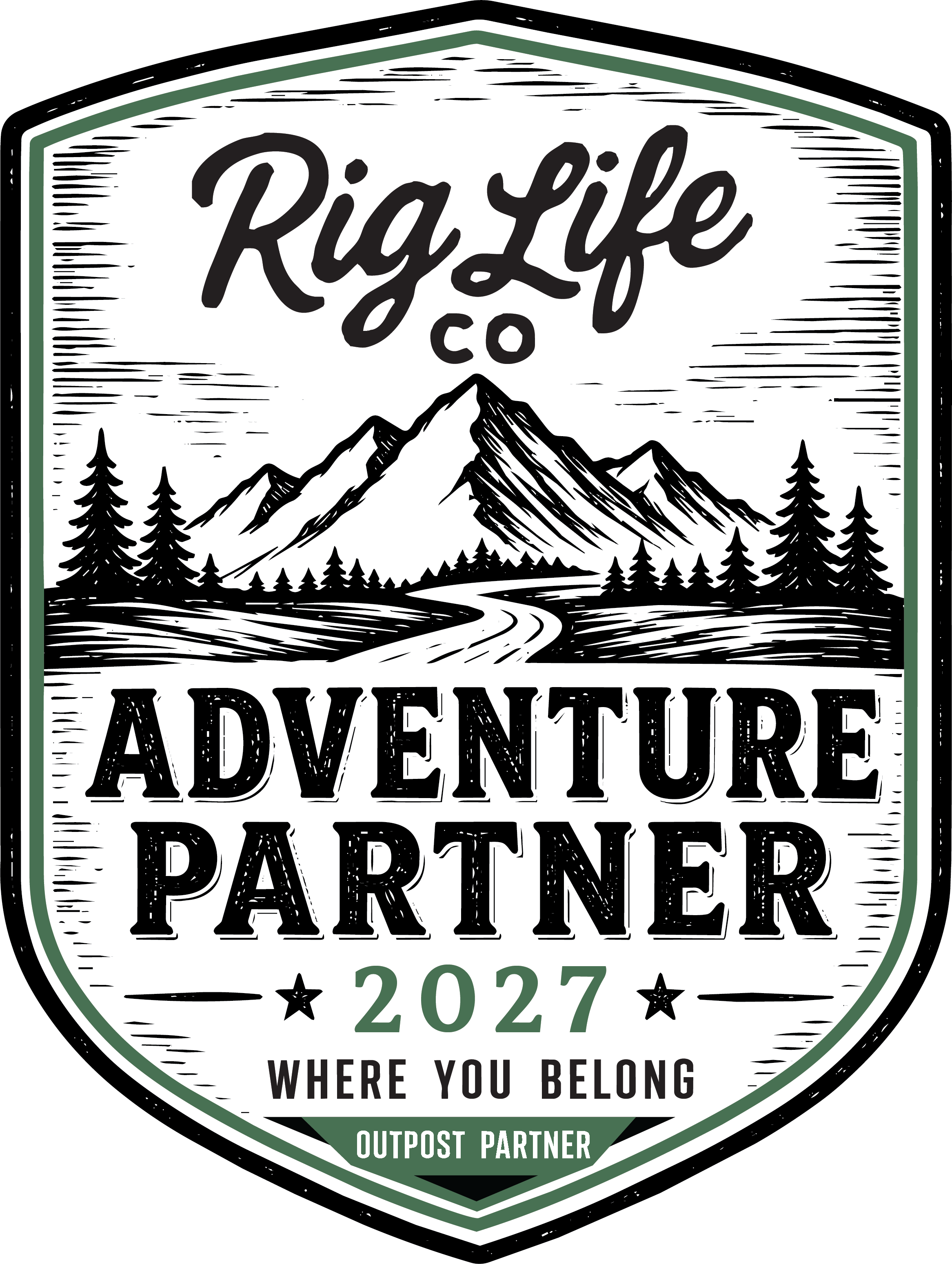 Rig Life Adventure Partner badge, Outpost Partner