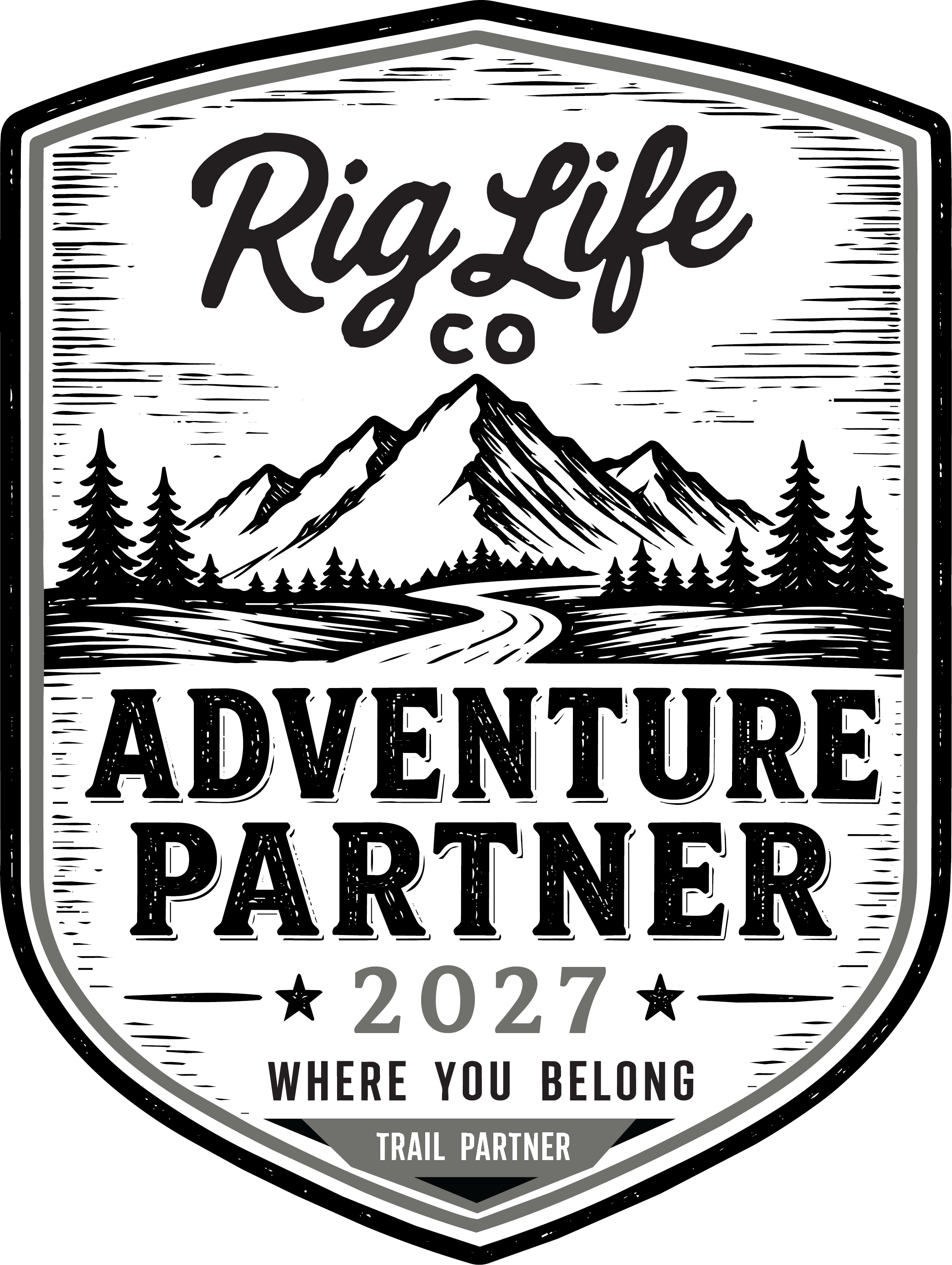 Rig Life Adventure Partner badge, Trail Partner