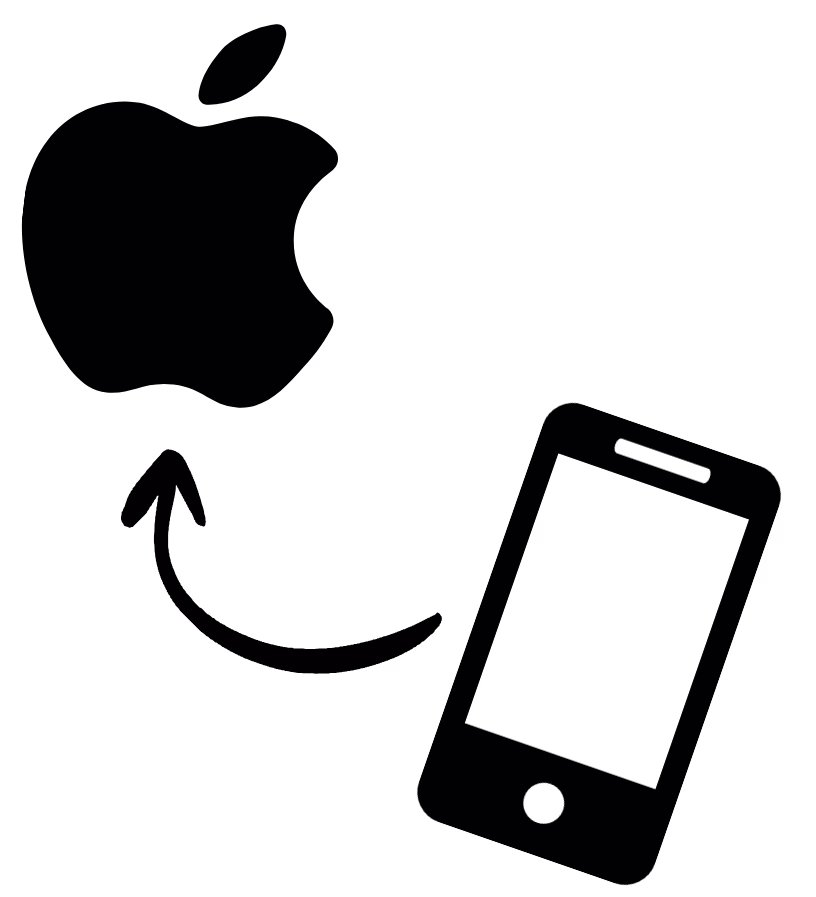 Line drawing of a smiley face with one eye resembling a semicircle and the other an 'x'.