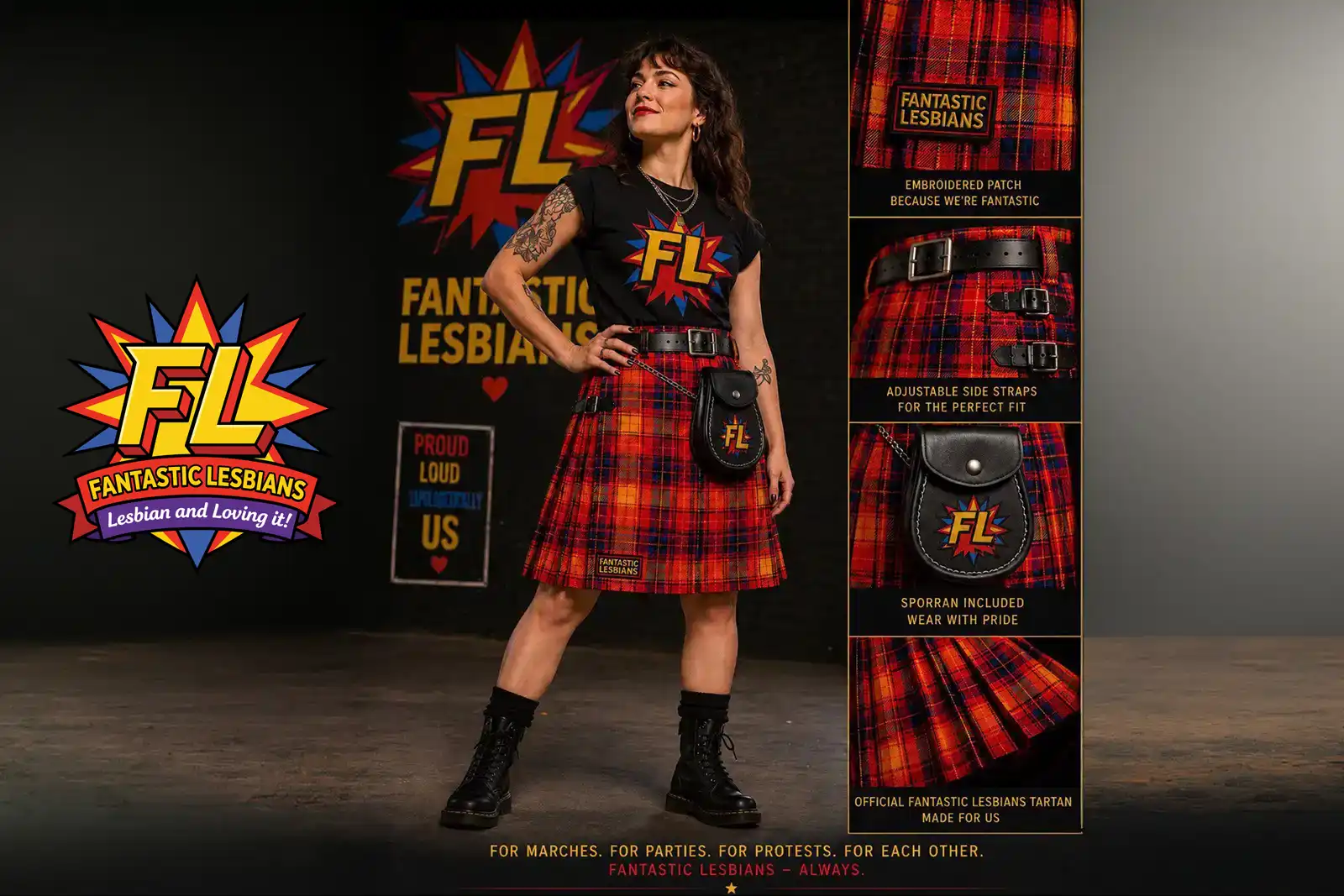 Fantastic Lesbian Tartan!