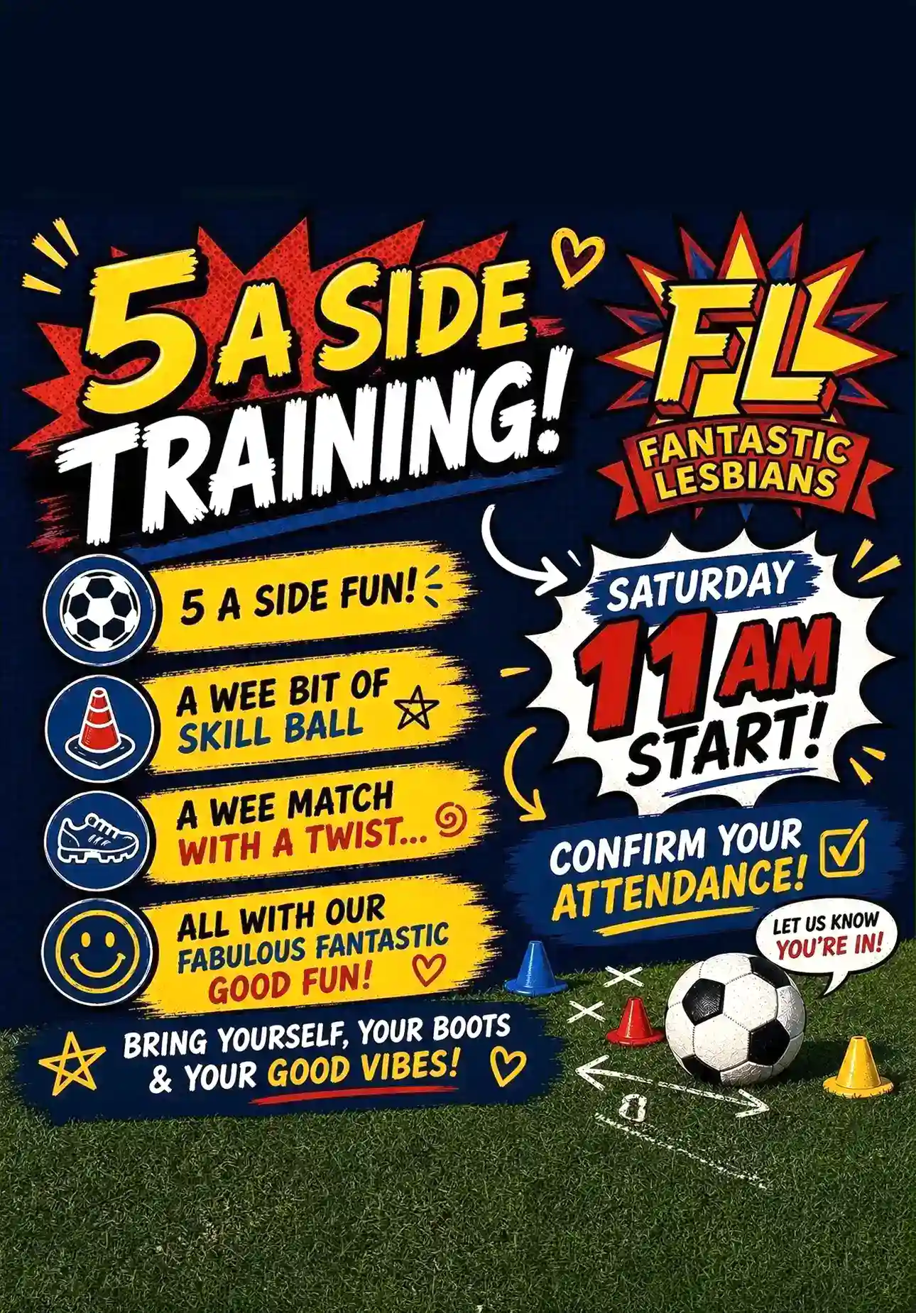 5 A Side Football Training
