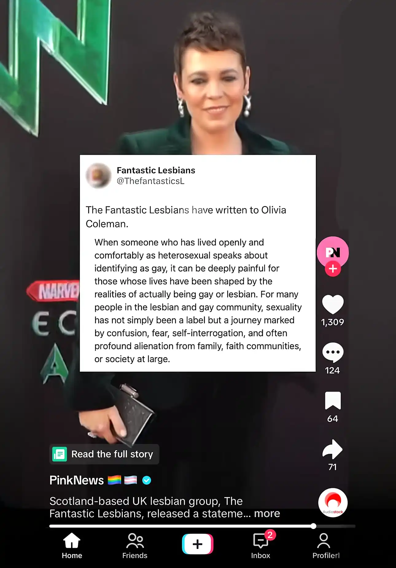 Letter to Olivia Colman