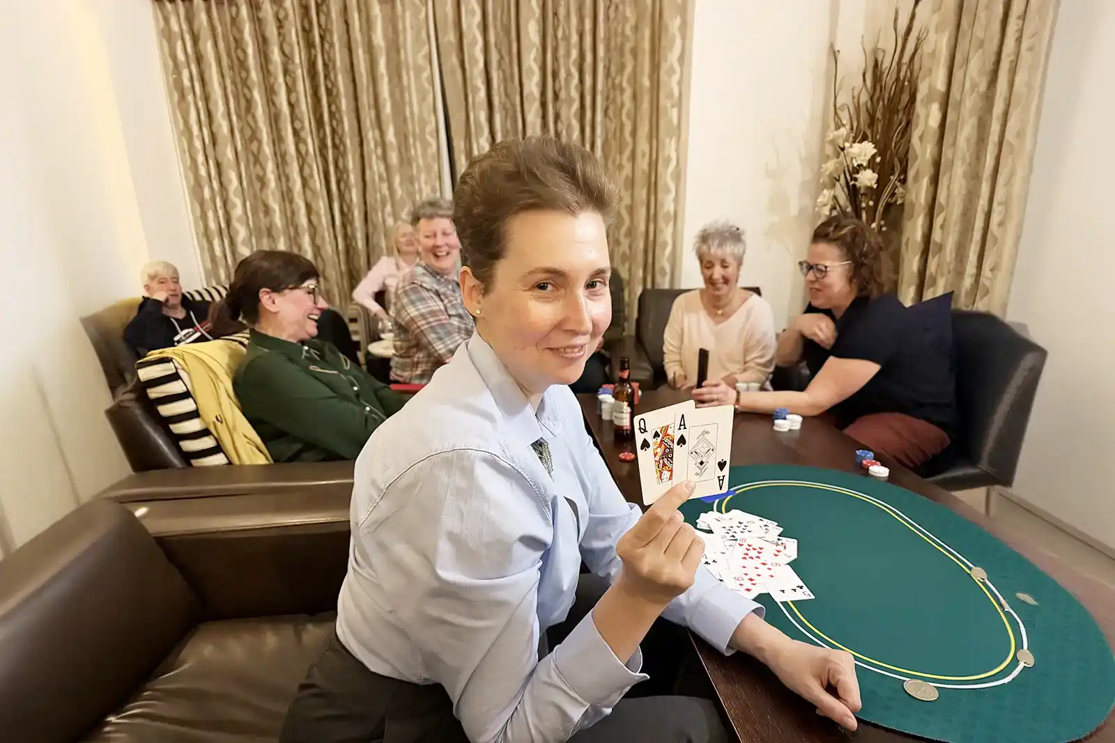 Fantastic Lesbians Playing Poker in Pitlochry