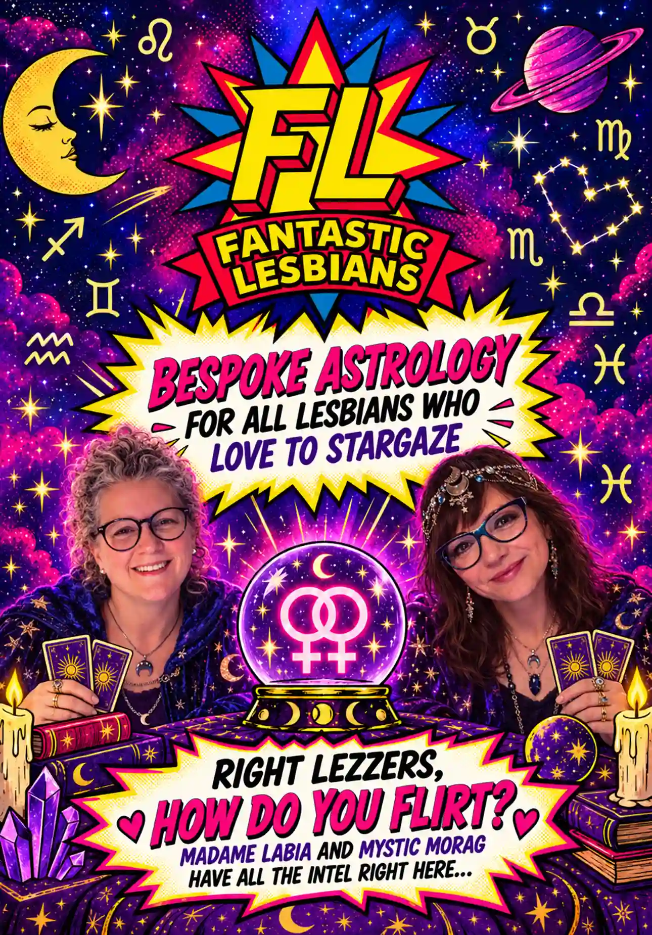 Fantastic Lesbians Bespoke Astrology For All Lesbians Who Love To Star Gaze
