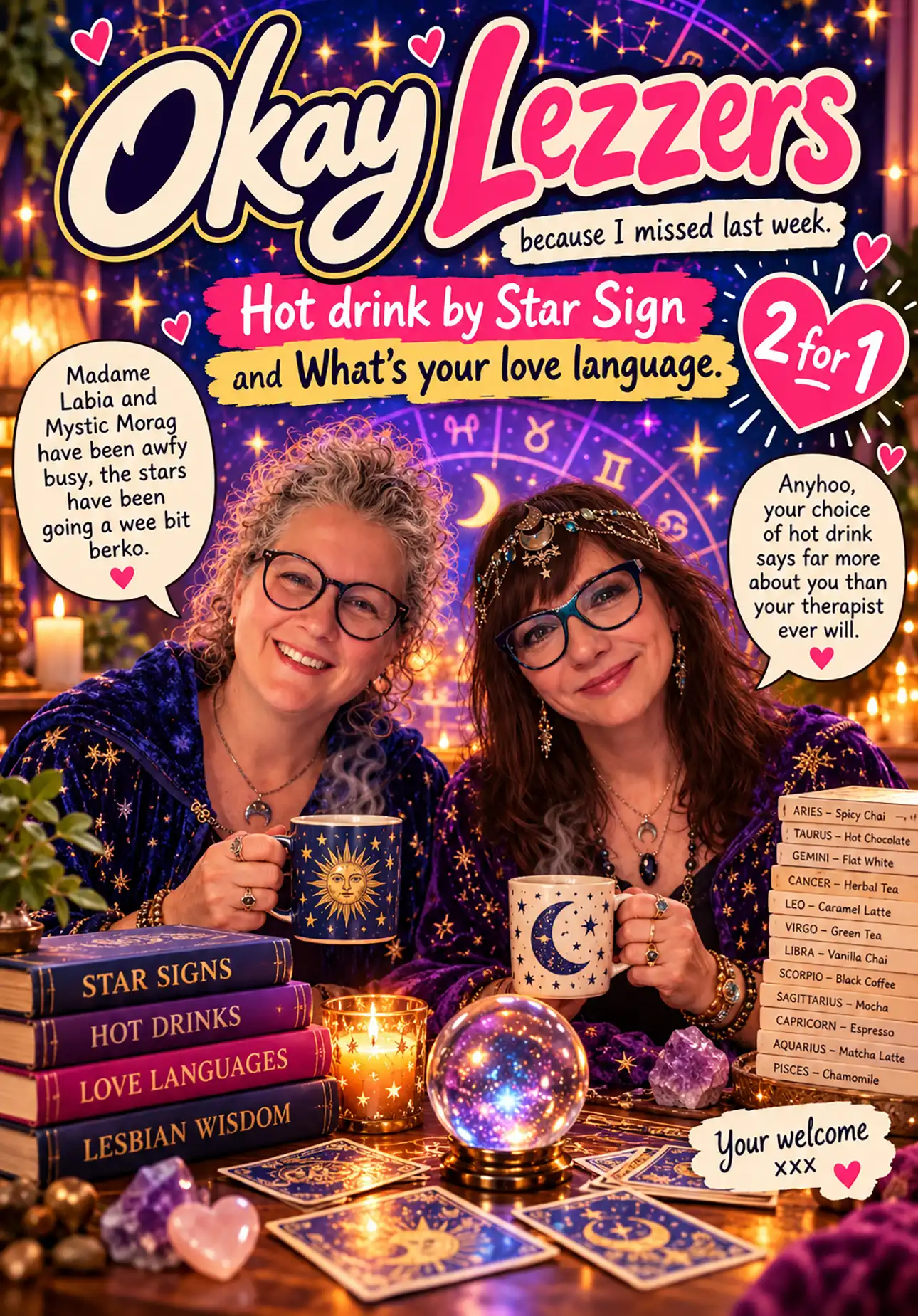 Here’s Your Hot drink by Star Sign