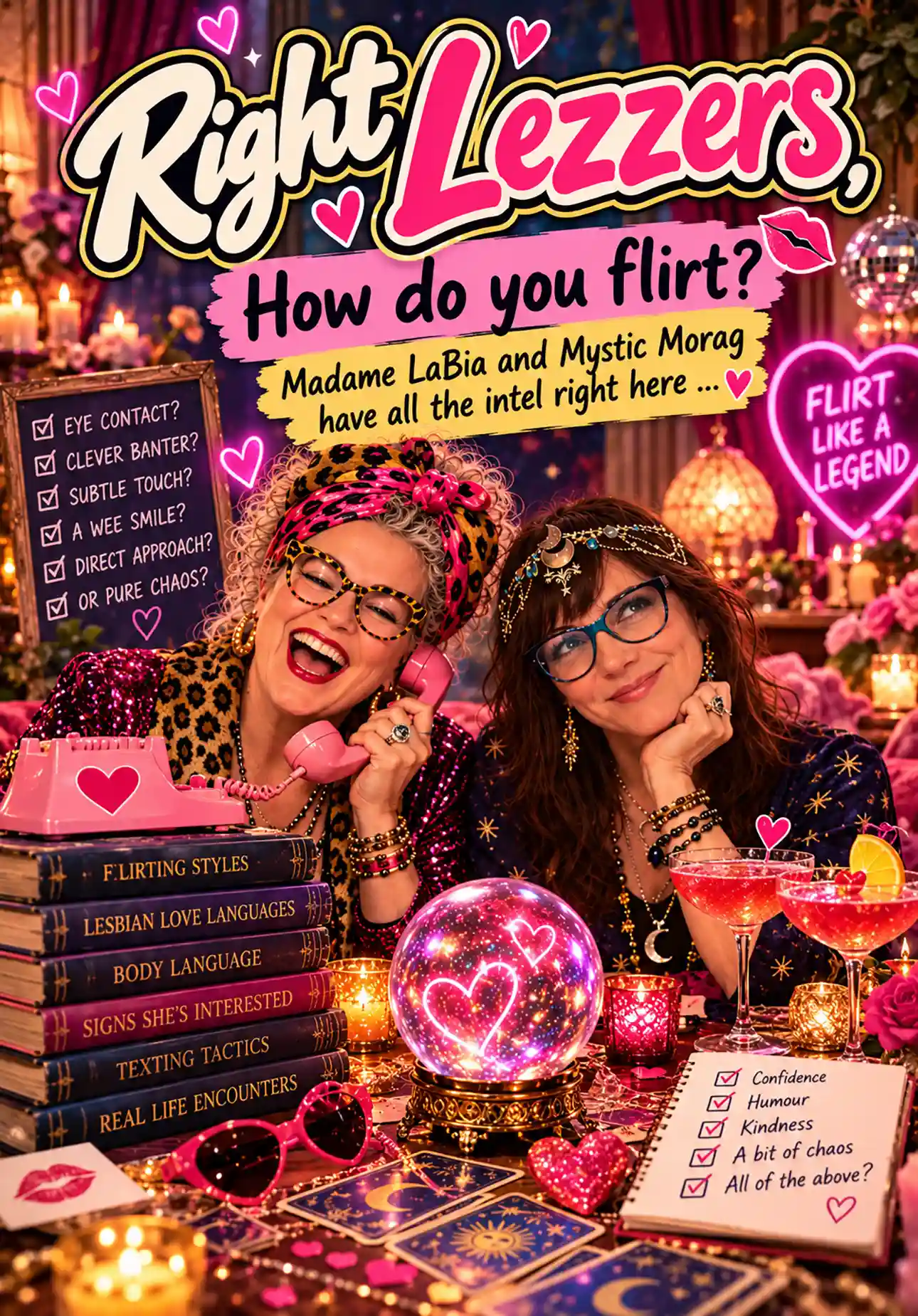Right Lezzers, how do you flirt?