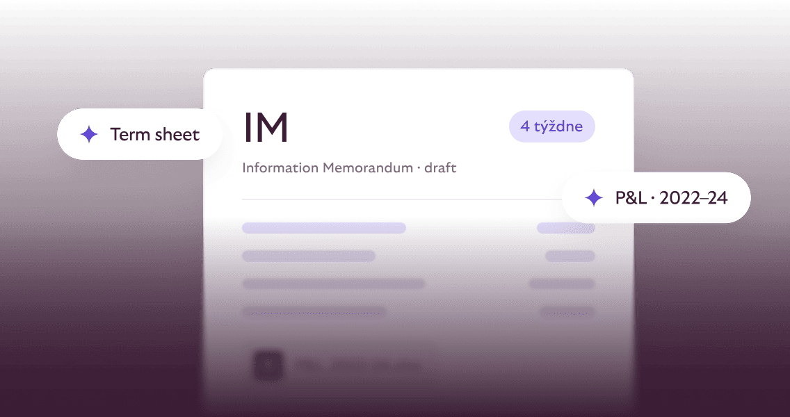 Investor chce due diligence, mám 4 týždne