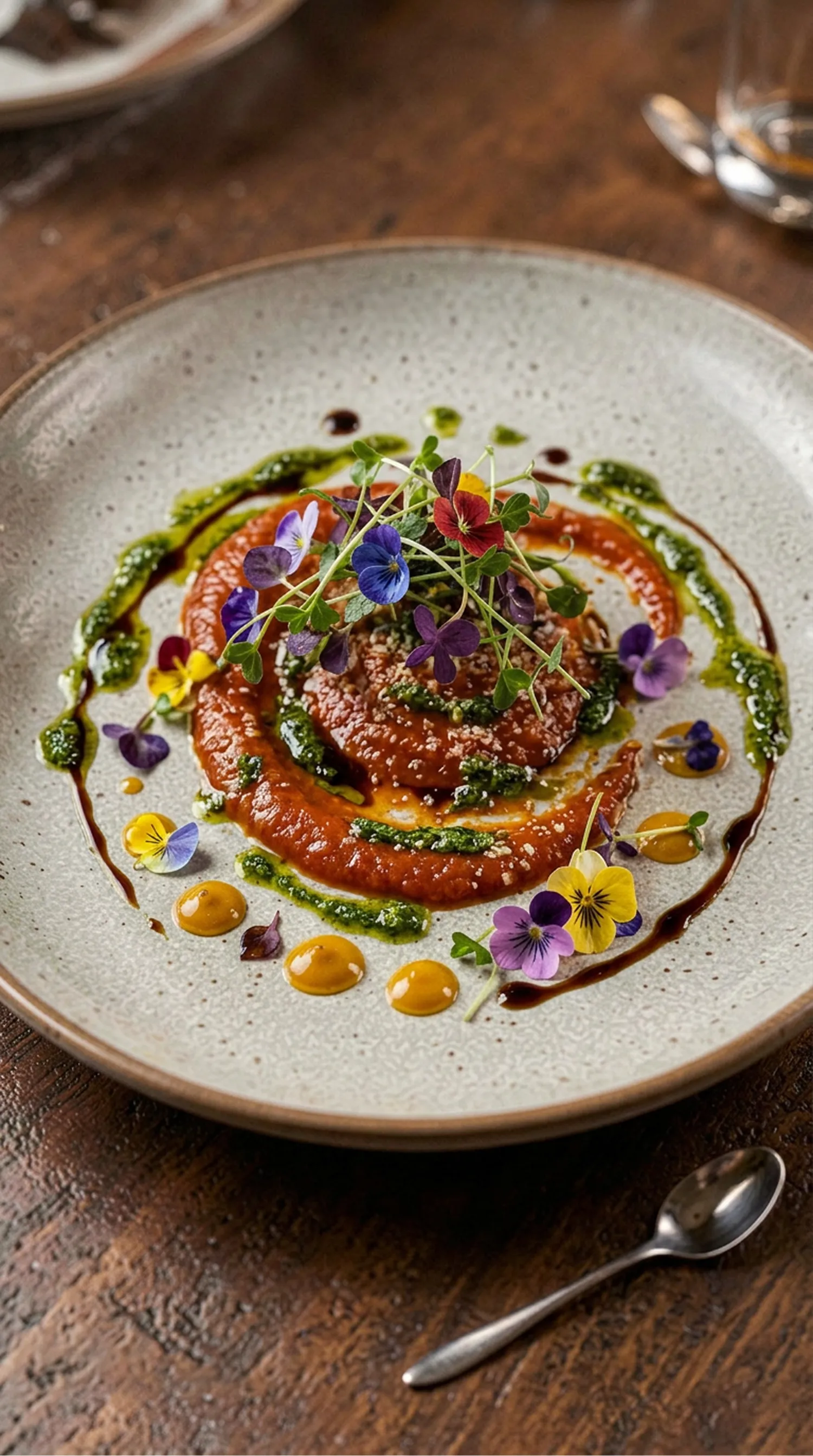Diego explores local farms and nature to bring the freshest and most unique ingredients into the kitchen, constantly evolving the menu with the seasons.