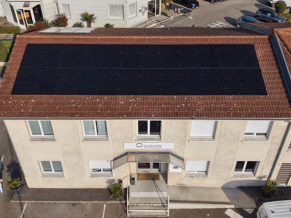 Panneaux solaires installés par Solday à Chasse-sur-Rhône