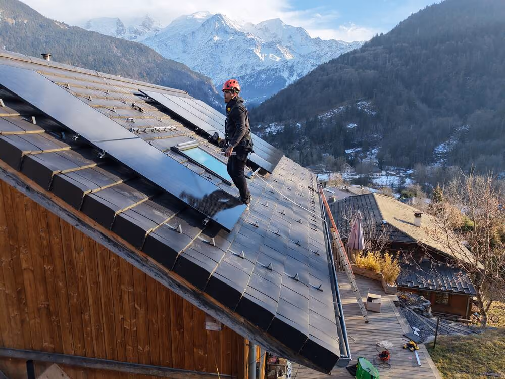 Toiture solaire Solday à Servoz