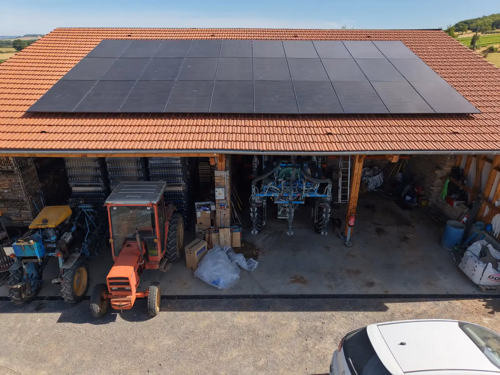 Installation photovoltaïque de 15 kWc à Chissey-lès-Mâcon