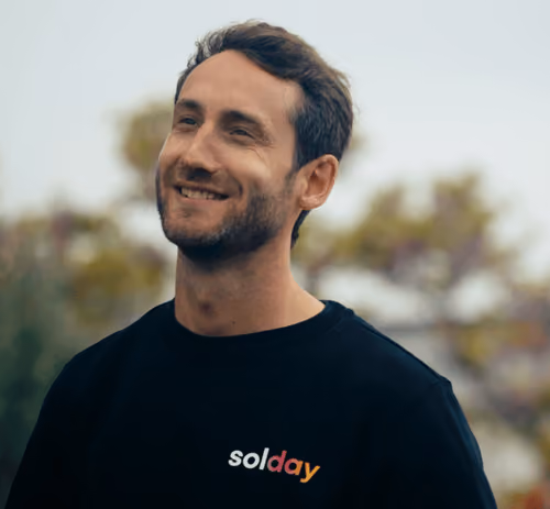 Simon Cardron, cofondateur de Solday