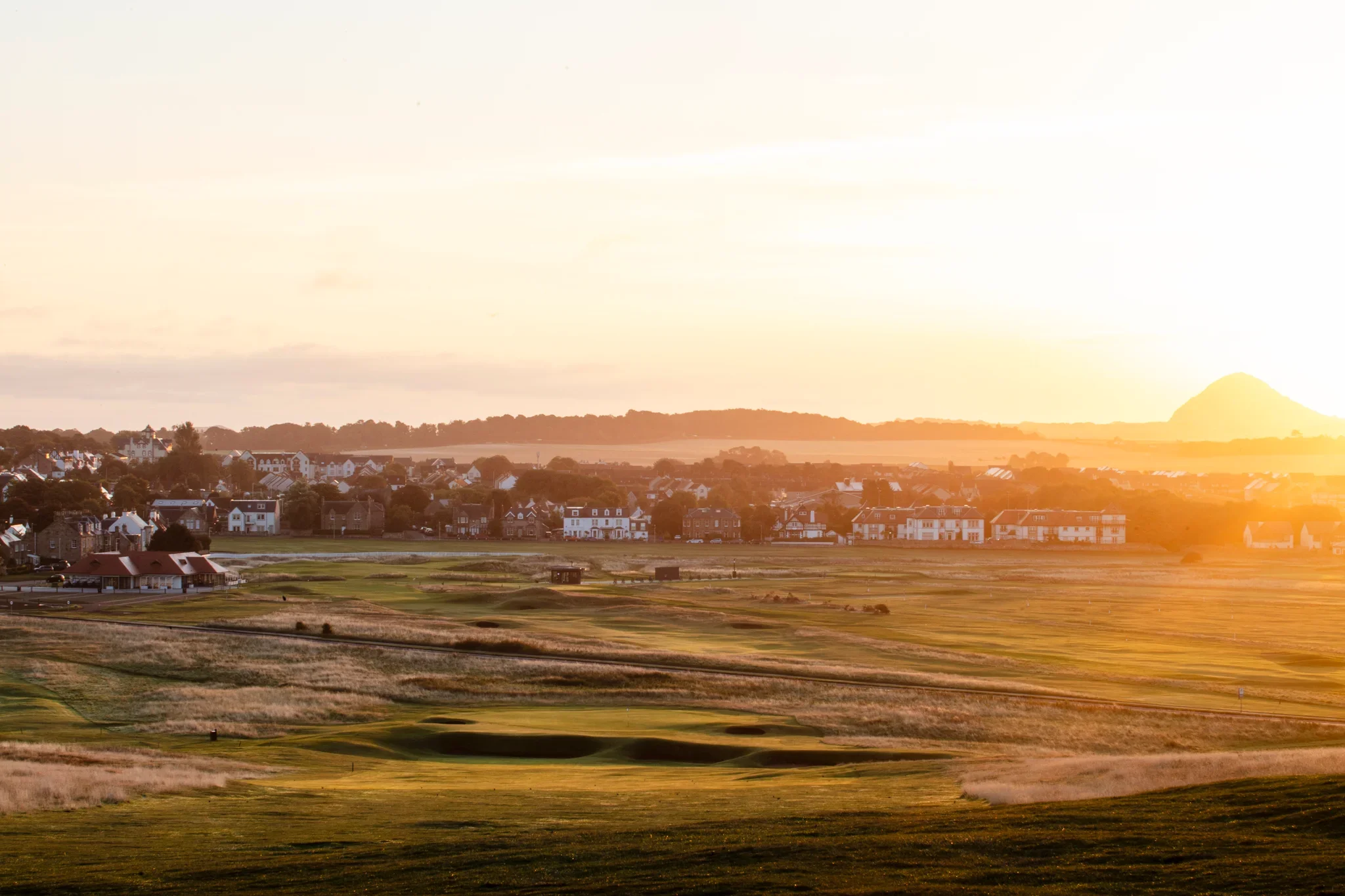 Gullane links at sunrise