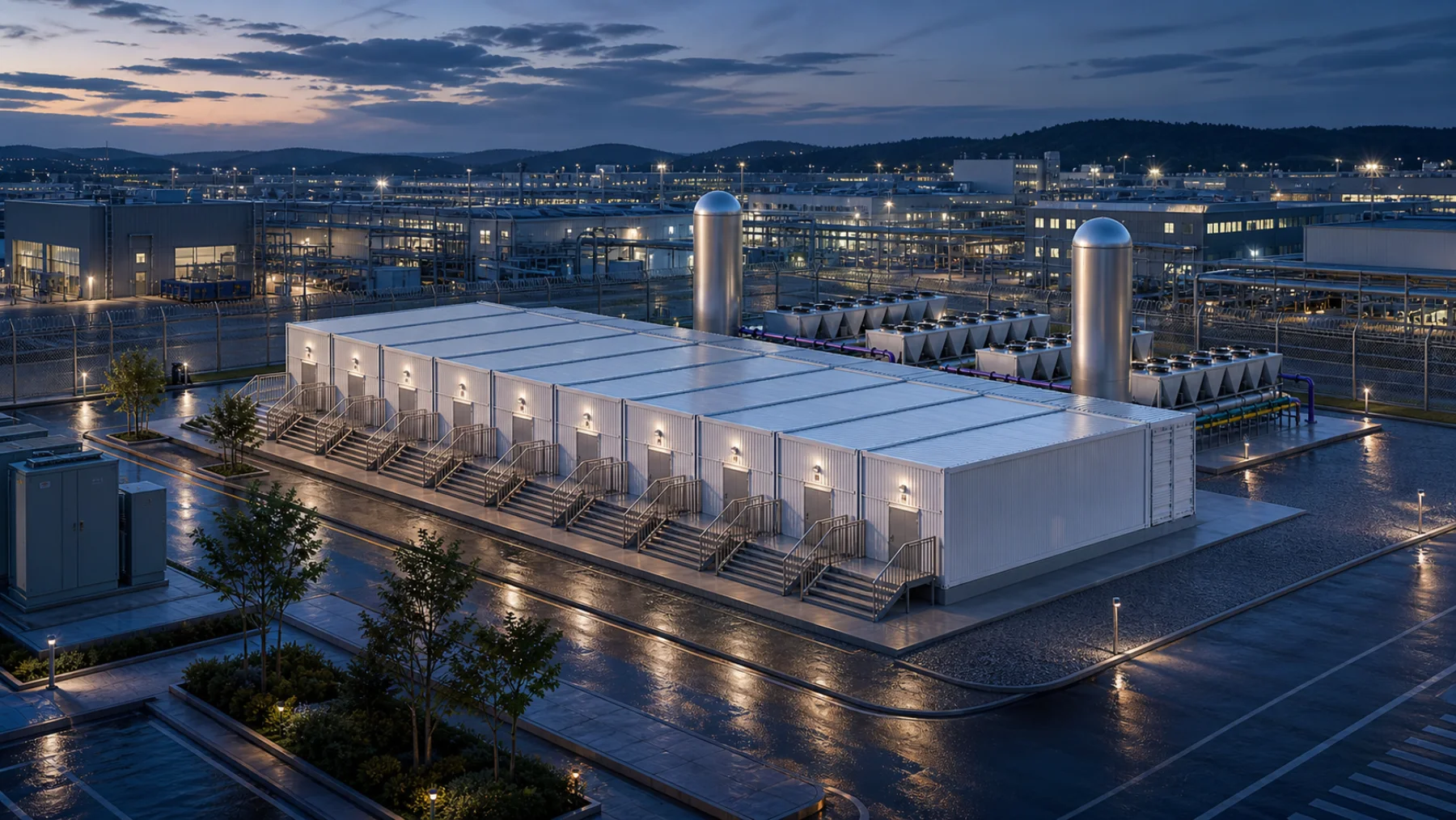 U.S. 5MW containerized data center cluster reference design