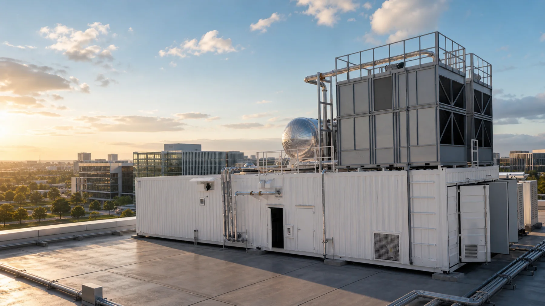 U.S. 1MW liquid-cooled container data center reference design