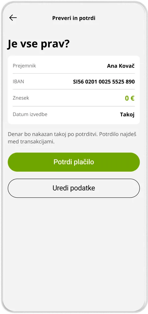DH Mobilni: predlog prenovljenega zaslona aplikacije