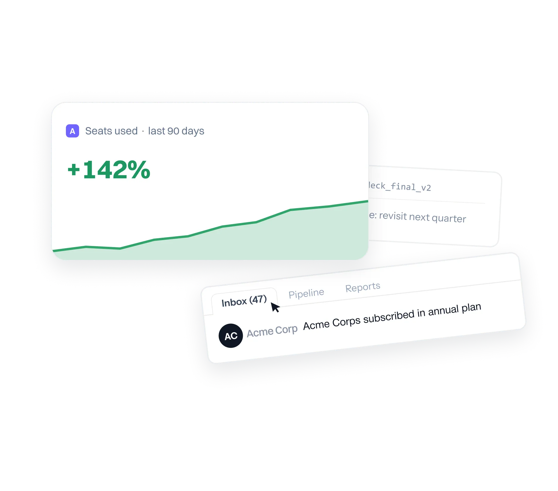 Accounts ready to grow going unnoticed because usage patterns are tracked by hand