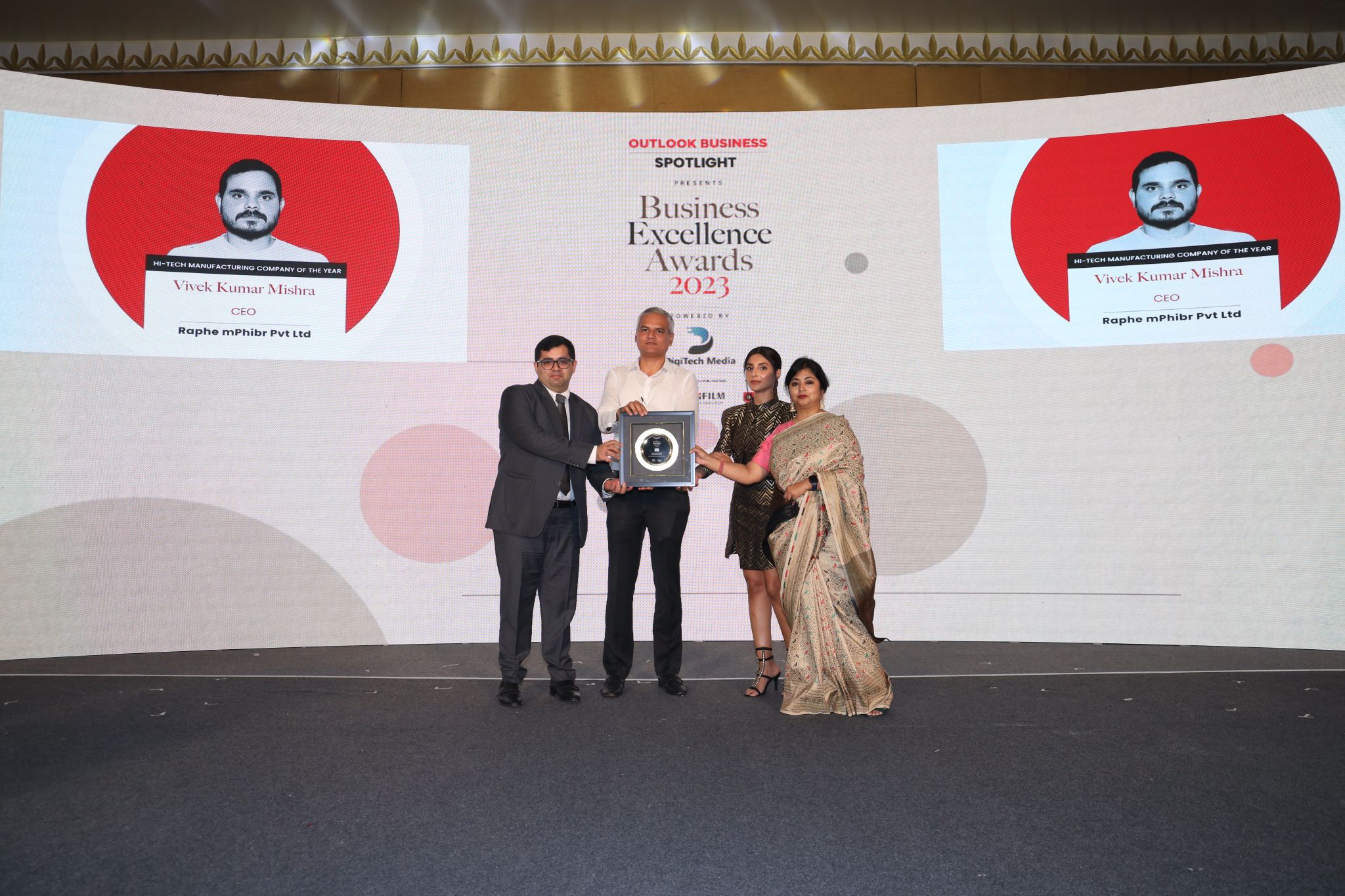 Congratulations to our CEO Vivek Mishra for winning Excellence In Hi-Tech Manufacturing Company of the Year.