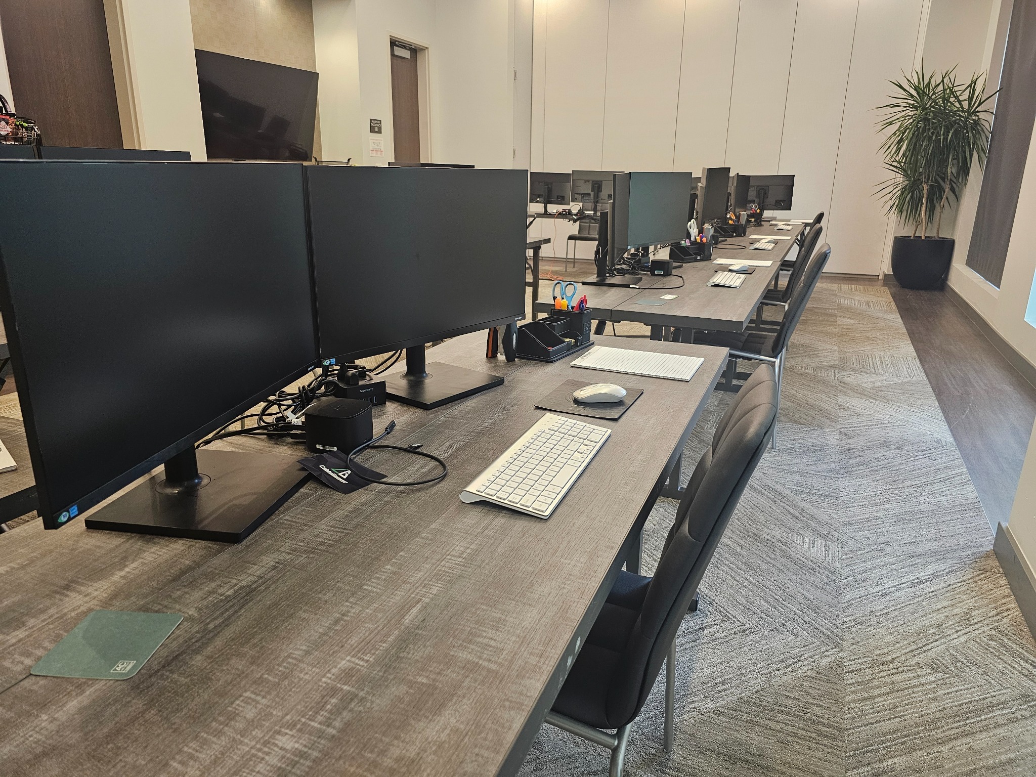 Fully equipped trial war room operated by one accountable partner
