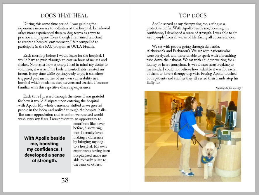 Custom interior formatting spread