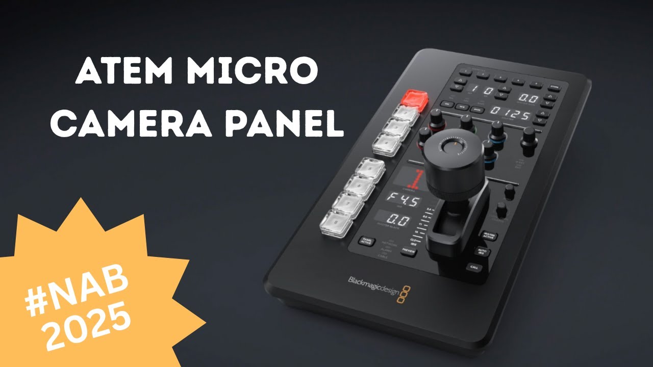 New ATEM Micro Camera Panel Revealed at NAB 2025
