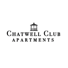 Logo featuring a small gazebo above the text 'CHATWELL CLUB APARTMENTS' in uppercase letters.