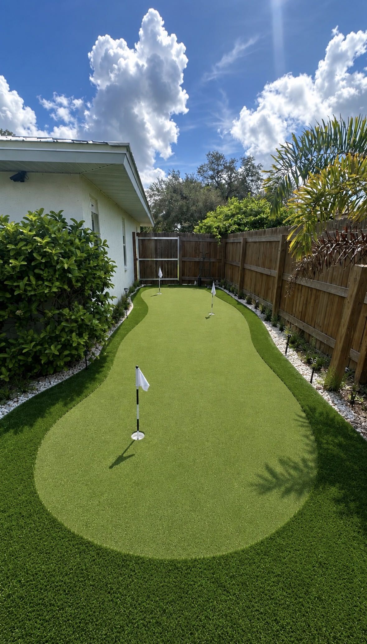 Artificial turf putting green Sarasota