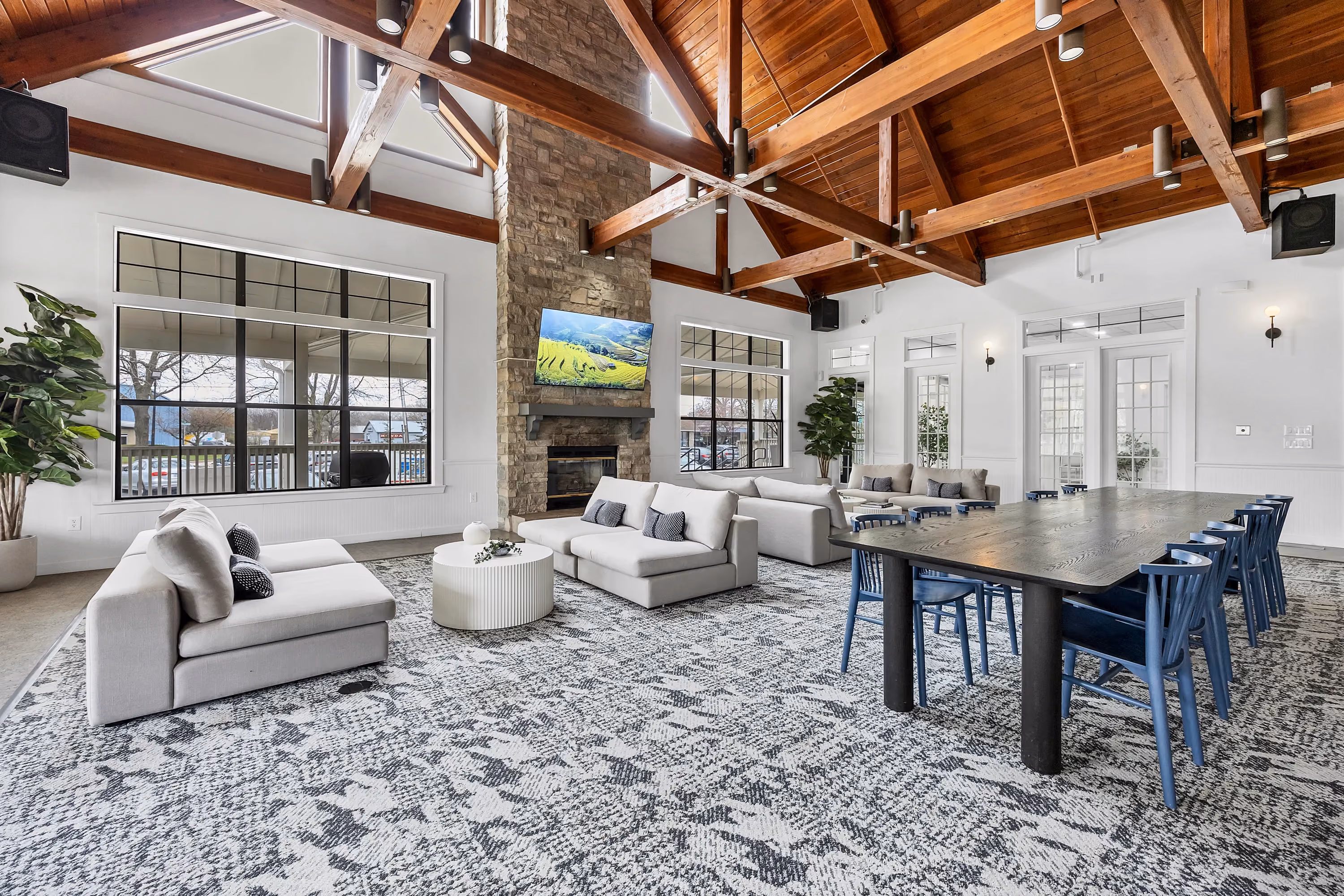 Resident lounge seating at The Foundry