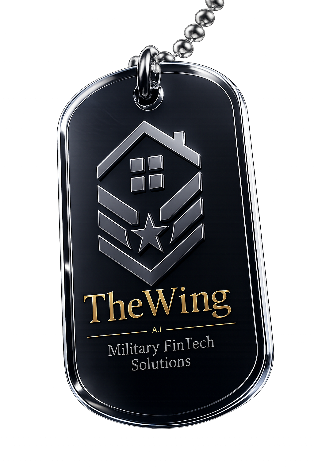 TheWing dog tag — Military FinTech Solutions