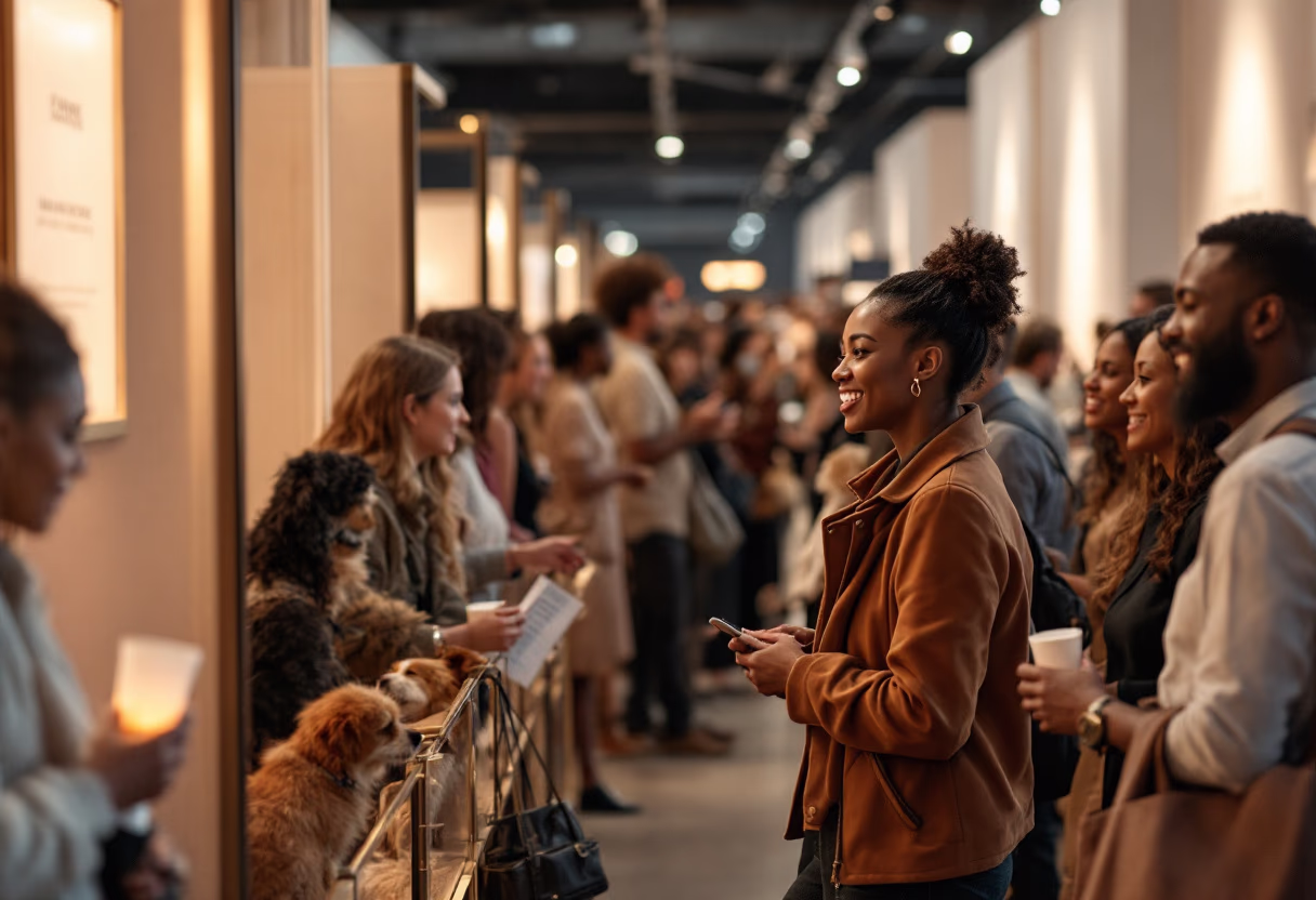 image of community gatherings at the store (for a department store)