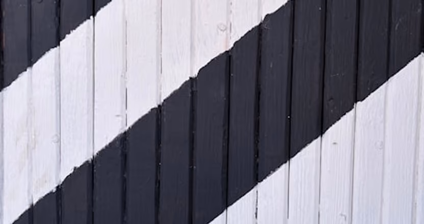 Black and white sauna timber finish