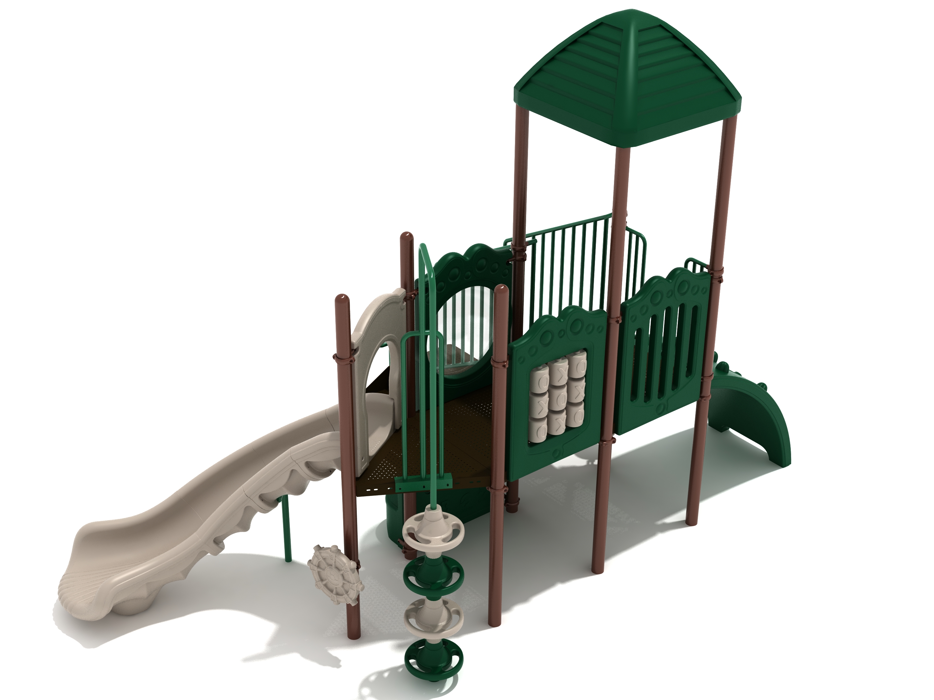 Diamond Head nature colors playground structure