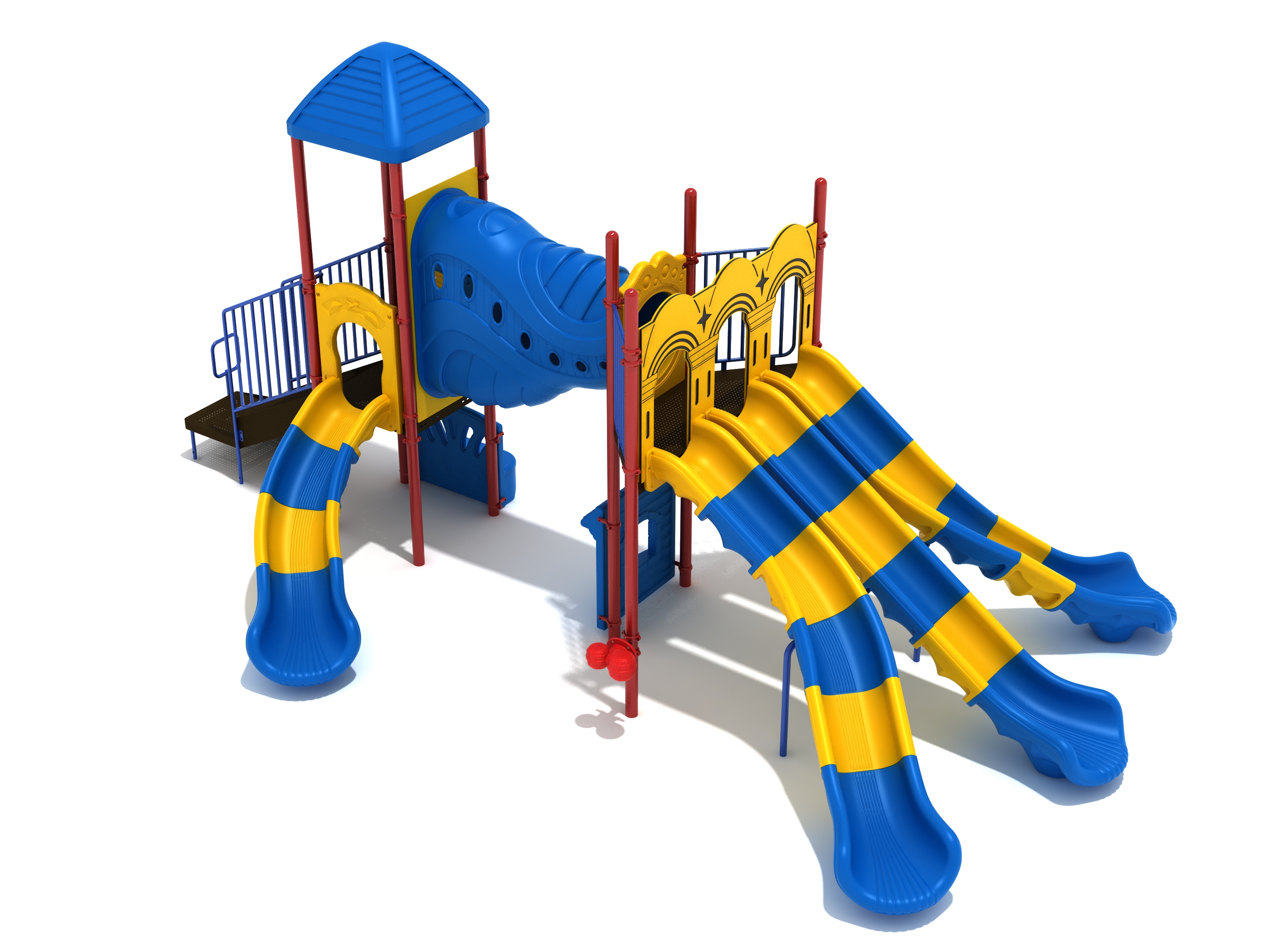 Casa Grande primary colors playground structure