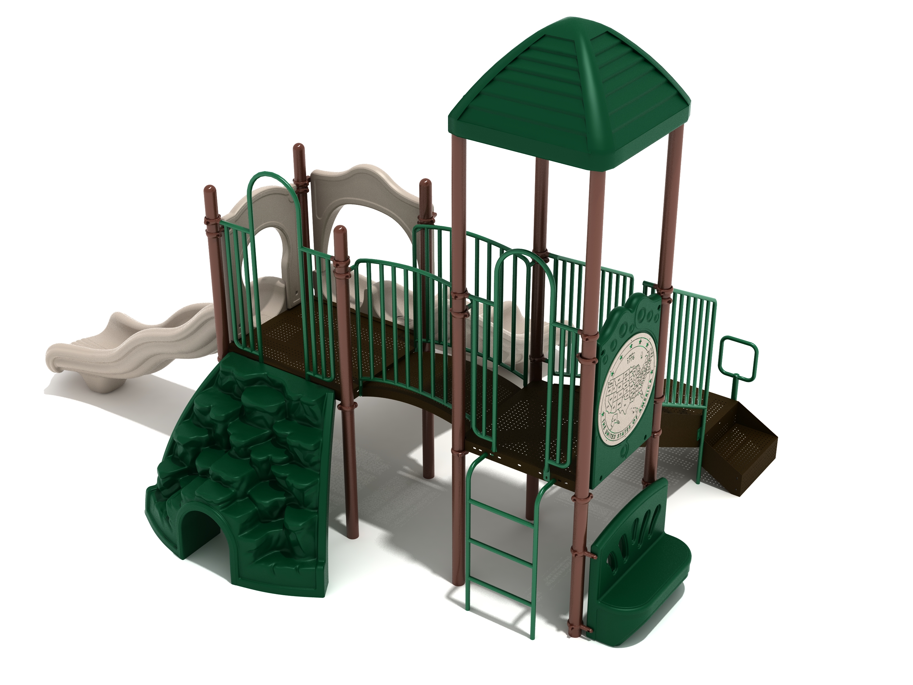 Gold Canyon nature colors playground structure