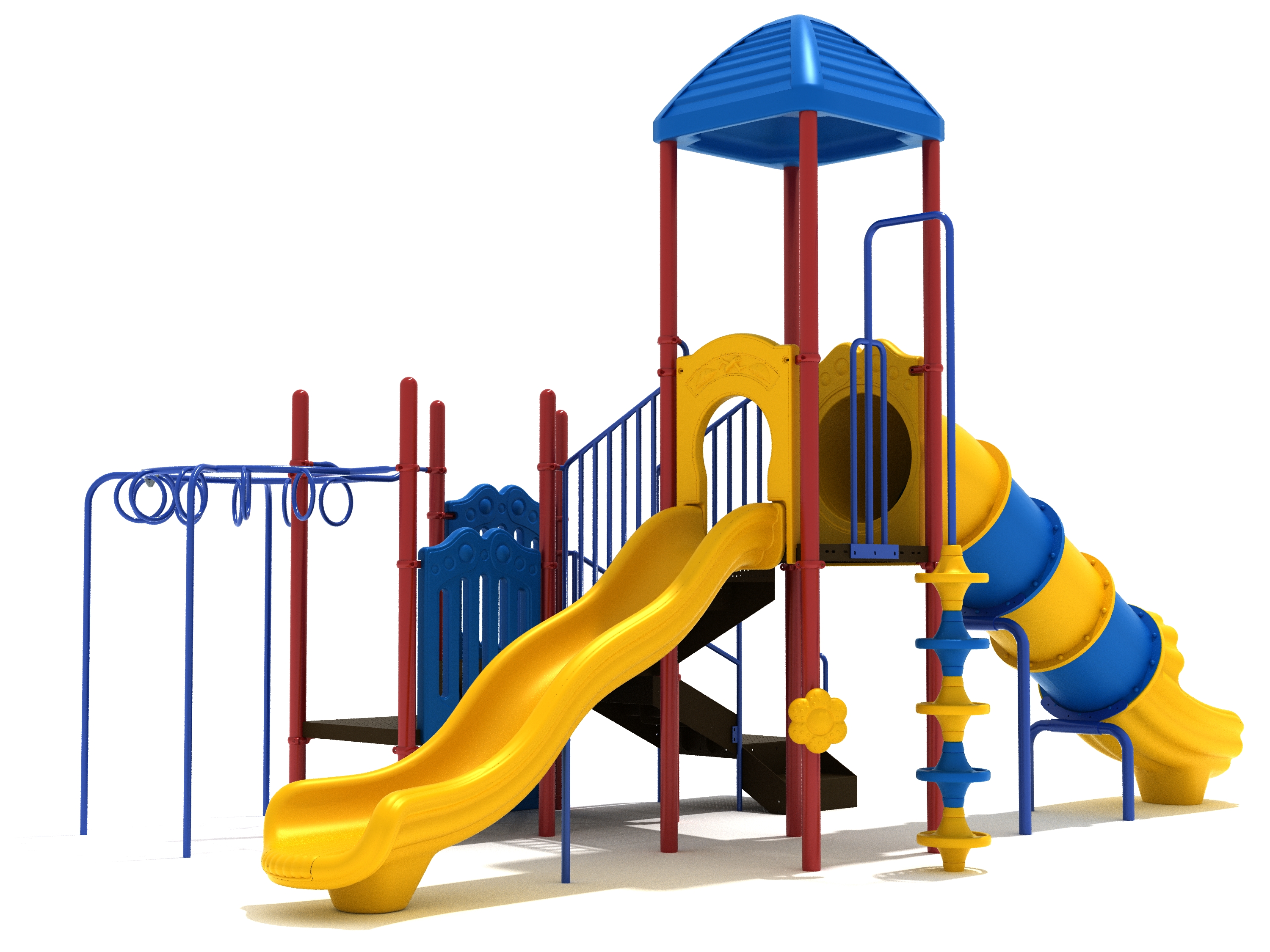 Mustang Island primary colors playground structure